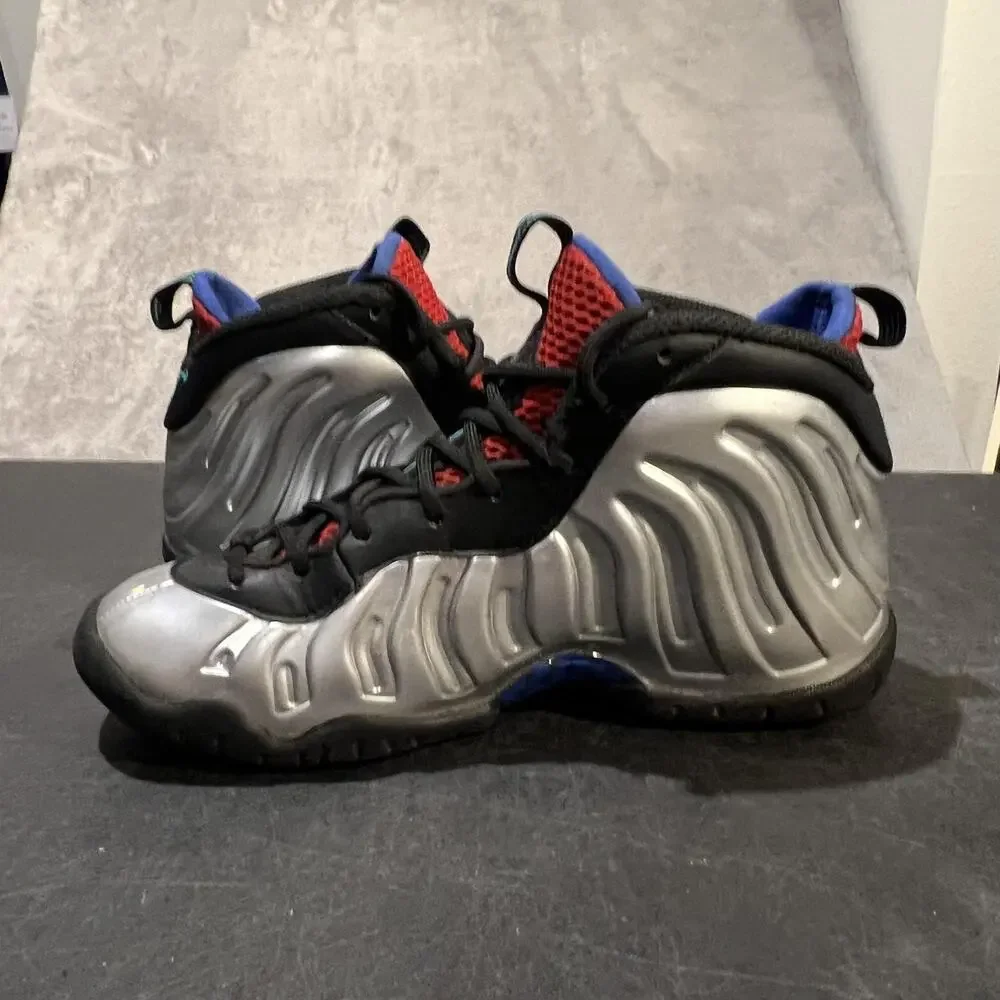 Nike Little Posite One All Star 2024 Shoes Youth 4Y Silver Foamposite FJ3303-001